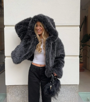 Hooded Fur Jacket